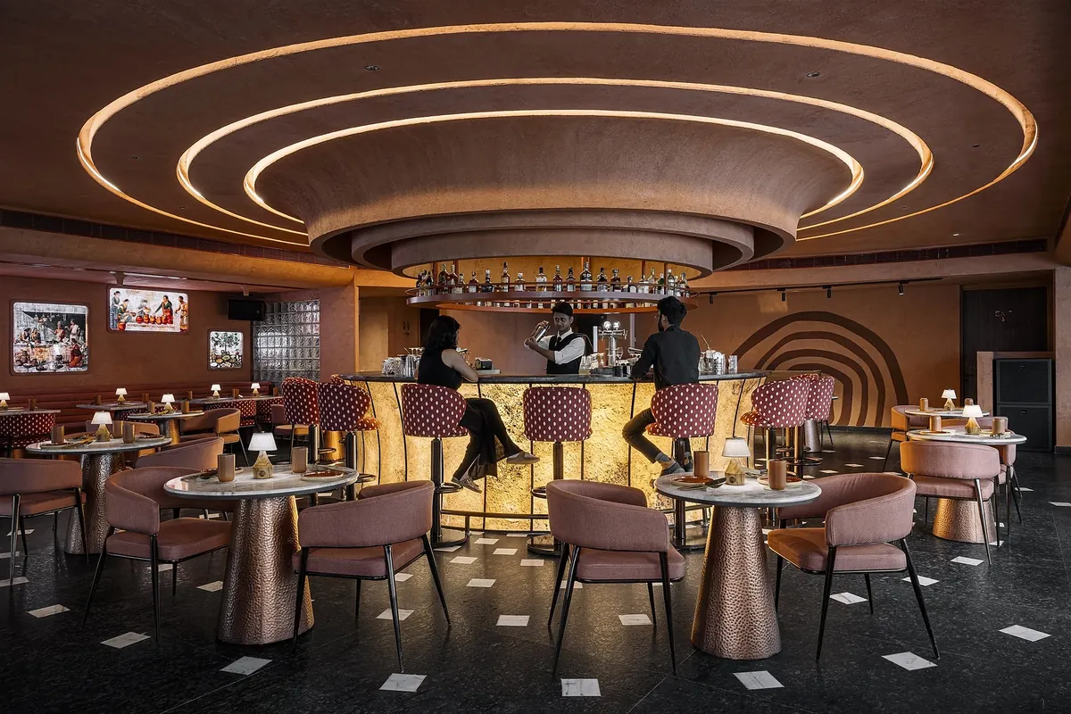 India restaurant & bar team design reference