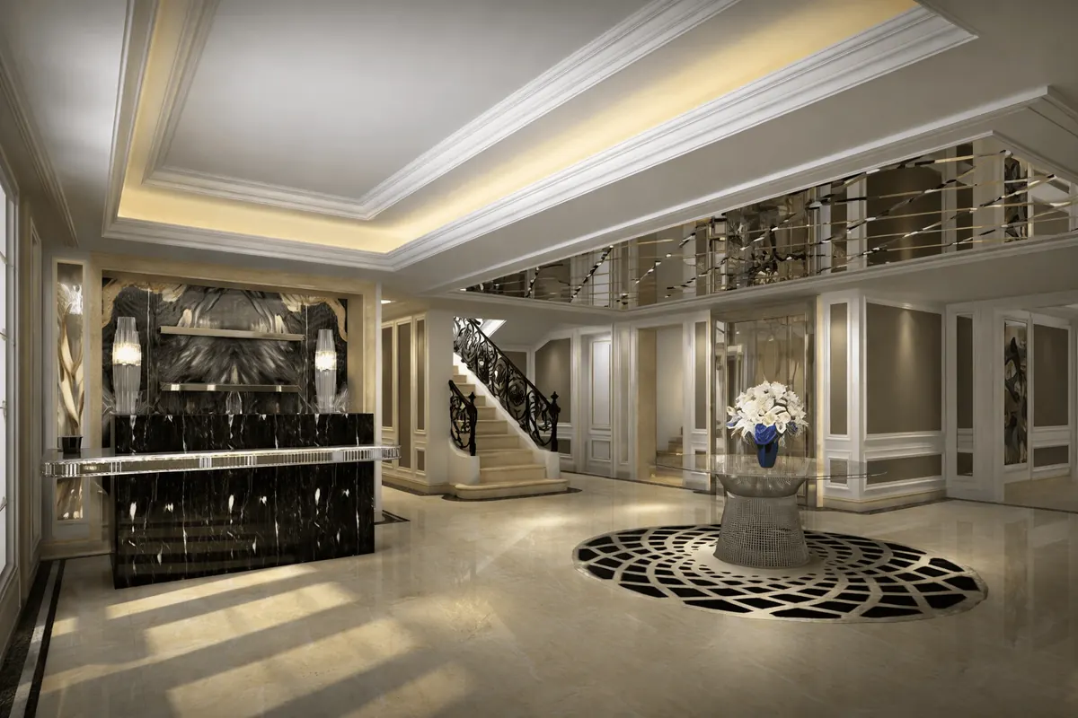Light luxury curtain and textile style